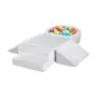 Climbing Toys, 5-Piece Set, Foam Climbing Blocks for Toddlers 6 Months to 3 Years, Baby Climbing Blocks with Ball Pit (Balls Not