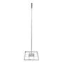 Lawn Leveling Rake, Lawn Leveler with 83.9 in Handle, 48x10 in Ground Plate, Rust-Resistant Carbon Steel Soil Leveler, 2 Heights