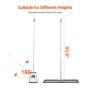 10x48in græsplæne nivellering rake 83.9 i justerbart håndtag