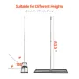 Lawn Leveling Rake, Lawn Leveler with 83.9 in Adjustable Handle, 48x10 in Ground Plate, Heavy Duty & Rust-Resistant Metal Soil L