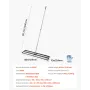 Lawn Leveling Rake, Lawn Leveler with 83.9 in Adjustable Handle, 48x10 in Ground Plate, Heavy Duty & Rust-Resistant Metal Soil L