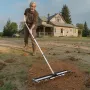 Lawn Leveling Rake, Lawn Leveler with 83.9 in Adjustable Handle, 36x10 in Ground Plate, Heavy Duty & Rust-Resistant Metal Soil L