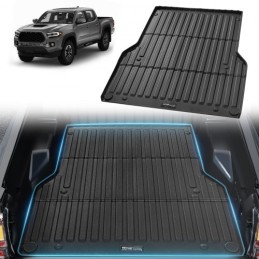 Truck Bed Mat Fit 2005-2023 Toyota Tacoma TPE Truck Bed Liner Accessories