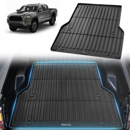 Truck Bed Mat Fit 2005-2023 Toyota Tacoma TPE Truck Bed Liner Tilbehør