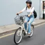 Forreste cykelkurv elektrisk scooter kurv med fast beslag