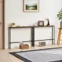 Smal konsol sofabord sofa Tabel 2 stykker til indgang og stue