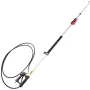 Telescoping Pressure Washer Wand, 609.6 cm 5-Section Length Adjustable, Max. 4000 PSI Pressure, Fit for 9.525 mm Quick Connectio