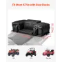 ATV Rear Storage Bag, 50L ATV Rear Cargo Bag with Sponge Seat Cushion & Bottle Holder, 600D Oxford Cloth Rear Seat Gear Bag Fit 