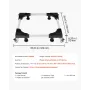 Køleskab Stand Mobile Base 1100 lb 27,5-35,4 tommer Justerbare