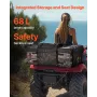 68L ATV bageste opbevaringspose 600d Oxford klud bageste