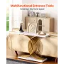 Narrow Console Sofa Table, 39.4 inches Behind Couch Table, 1-Tier Long Entryway Table and Skinny Hallway Table, Narrow Sofa Tabl