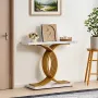 Narrow Console Sofa Table, 39.4 inches Behind Couch Table, 1-Tier Long Entryway Table and Skinny Hallway Table, Narrow Sofa Tabl
