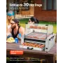 30 hotdog 11 rullelektrisk grill komfurmaskine bolle varmere
