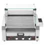 Hot Dog Roller, 30 Hot Dog 11 Rollers, Stainless Steel Sausage Grill Cooker, 2400W Hot Dog Machine with Bun Warmer, Cover, 3 Tem