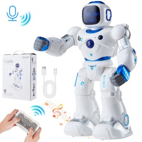 RC Robot Toy Talking Dancing Touch Voice App Fjernbetjening Programmerbar