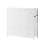 10 Drawer Dresser, Fabric Drawer Dresser with Fabric Bins, Closet Storage Drawers with Easy Pull Handle and Sturdy Steel Frame, 