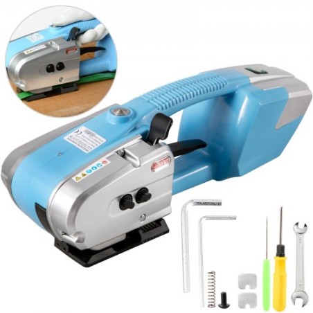 Håndholdt spændemaskine til PET/PP Belt Strapping Tool Battery Powered 11-16mm Bredde Genopladeligt stroppebatteri Varm