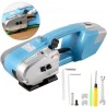 Håndholdt spændemaskine til PET/PP Belt Strapping Tool Battery Powered 11-16mm Bredde Genopladeligt stroppebatteri Varm