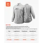 FR Welding Jacket - XXL Size, 7oz. Flame-Resistant Cotton Welding Jacket, Machine Washable Heat-Resistant Safety Jacket with Met