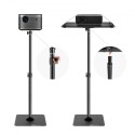 Projector Stand Projector Floor Stand Adjustable Height from 30.3 to 63.4"