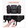 ATV Rear Storage Bag, 74L ATV Rear Cargo Bag with Cooler Insulated Bag, 600D Oxford Cloth Storage Rear Rack Seat Bag Fit Most AT