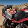 ATV Rear Storage Bag, 74L ATV Rear Cargo Bag with Cooler Insulated Bag, 600D Oxford Cloth Storage Rear Rack Seat Bag Fit Most AT