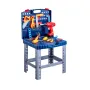 Kids Workbench, 56 pcs, Kids Tool Bench with Realistic Tools and Electric Drill, Pretend Play Construction Workbench Toys for To