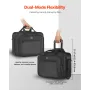 Rolling Laptop Bag 17.3 Inch / 43,9 cm Wheeled Computer Bag for Women & Men Black