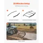 Drag Harrow, 72" Width Tow Behind Drag Harrow, Q235 Steel Driveway Grader with Pin-Style Hitch, Driveway Tractor Gravel Level Dr