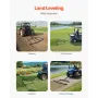 Drag Harrow 72 "Bredde Tow bag træk Harrow Steel Gravel Grayer