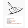 Drag Harrow, 72" Width Tow Behind Drag Harrow, Q235 Steel Driveway Grader with Pin-Style Hitch, Driveway Tractor Gravel Level Dr