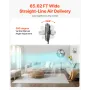18 "Industriel piedestal-fan 3-trins 45,3 til 57,9 tommer højde