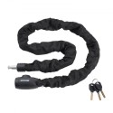 Bike Chain Lock 3.94 Ft Combination Bicycle Chain Lock with 4 Keys 8mm