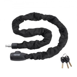 Bike Chain Lock 3.94 Ft Combination Bicycle Chain Lock with 4 Keys 8mm