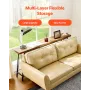 Narrow Console Sofa Table, 70.9 inches Behind Couch Table, 2-Tier Long Entryway Table and Skinny Hallway Table, Narrow Sofa Tabl