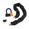 Bike Chain Lock 3.28 Ft Bicycle Chain Lock with 4 Keys Metal Steel 14mm