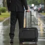 Rolling Laptop Bag 15.6 Inch(39.6cm) Wheeled Computer Bag for Women & Men Black