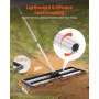 Lawn Leveling Rake, Lawn Leveler with 83.9 in Adjustable Handle, 30x10 in Ground Plate, Heavy Duty & Rust-Resistant Metal Soil L