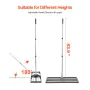 30x10in græsplæne nivellering rake med 83,9 i justerbart