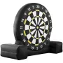 Inflatable Soccer Dart Board, over 10 ft High Giant Soccer Dart Board with 9 Kick Balls & Air Pump, 2-Minutes Setup & Storage Ba
