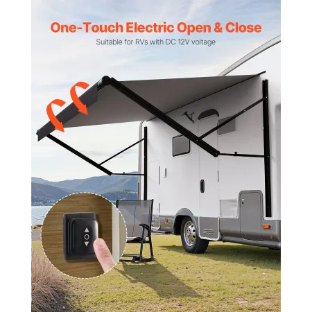 14 'RV -udskiftning Markise Electric Trailer Markise til de