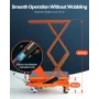 120 cm hydraulisk løftebord dobbelt saks liftvogn 226,8 kg