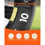Oppustelig fodboldpost over 8 ft højt med 9 kickkugler og
