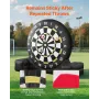 Inflatable Soccer Dart Board, over 8 ft High Giant Soccer Dart Board with 9 Kick Balls & Air Pump, 2-Minutes Setup & Storage Bag