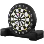 Inflatable Soccer Dart Board, over 8 ft High Giant Soccer Dart Board with 9 Kick Balls & Air Pump, 2-Minutes Setup & Storage Bag