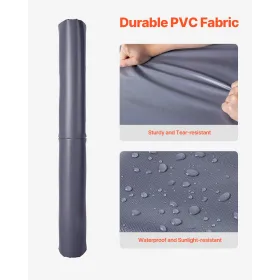 Basketball Pole Pad, 71 inch Tall and 1.2 inch Thick Heavy Duty Wrap Around Pole Padding, Fits 2-6.3 Round & 4.5x4.5 inch Square