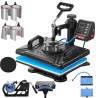 Heat Press 12X15 Inch 10 In 1 Heat Press 1000W Heat Press Machine with 360Â°Rotation Swing Away Black 10 In 1 T-Shirt
