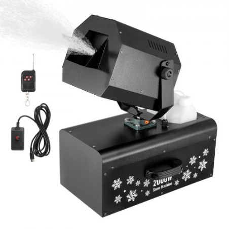 Snow Machine 2000W Wireless Remote Swing Snow Making Machine for Holiday