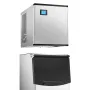 Commercial Ice Maker Machine, 500LBS/24H Ice Making Machine with 250LBS Large Storage Bin, Auto Self-Cleaning Ice Maker Machine 