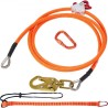 16mm Steel Core Flipline 10ft(3m) Arborist Flipline for Fall Protection
